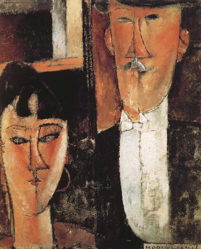 Amedeo Modigliani Bride and Groom oil painting picture